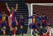 巴萨逆转马竞，豪取西甲五连胜稳居榜首